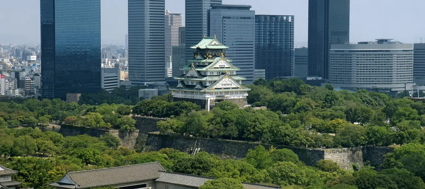 오사카 · Osaka Castle 실제 풍경